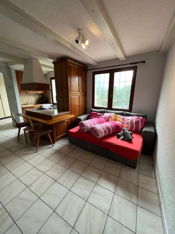 Tiny Apartment With Amazing View, Garden & Terras Schattdorf Zewnętrze zdjęcie